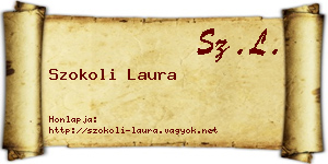 Szokoli Laura névjegykártya